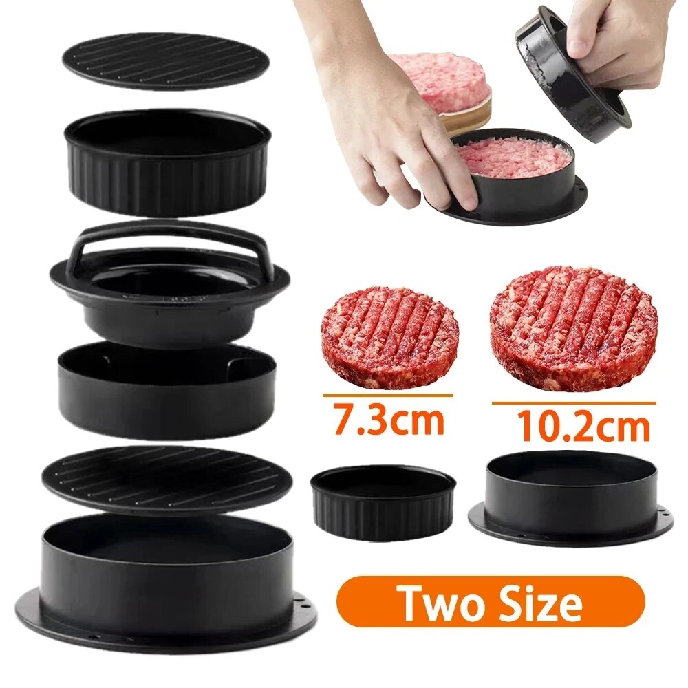 Kitchen Gadgets Modern - Prensa redonda para hamburguesas y hamburguesas,