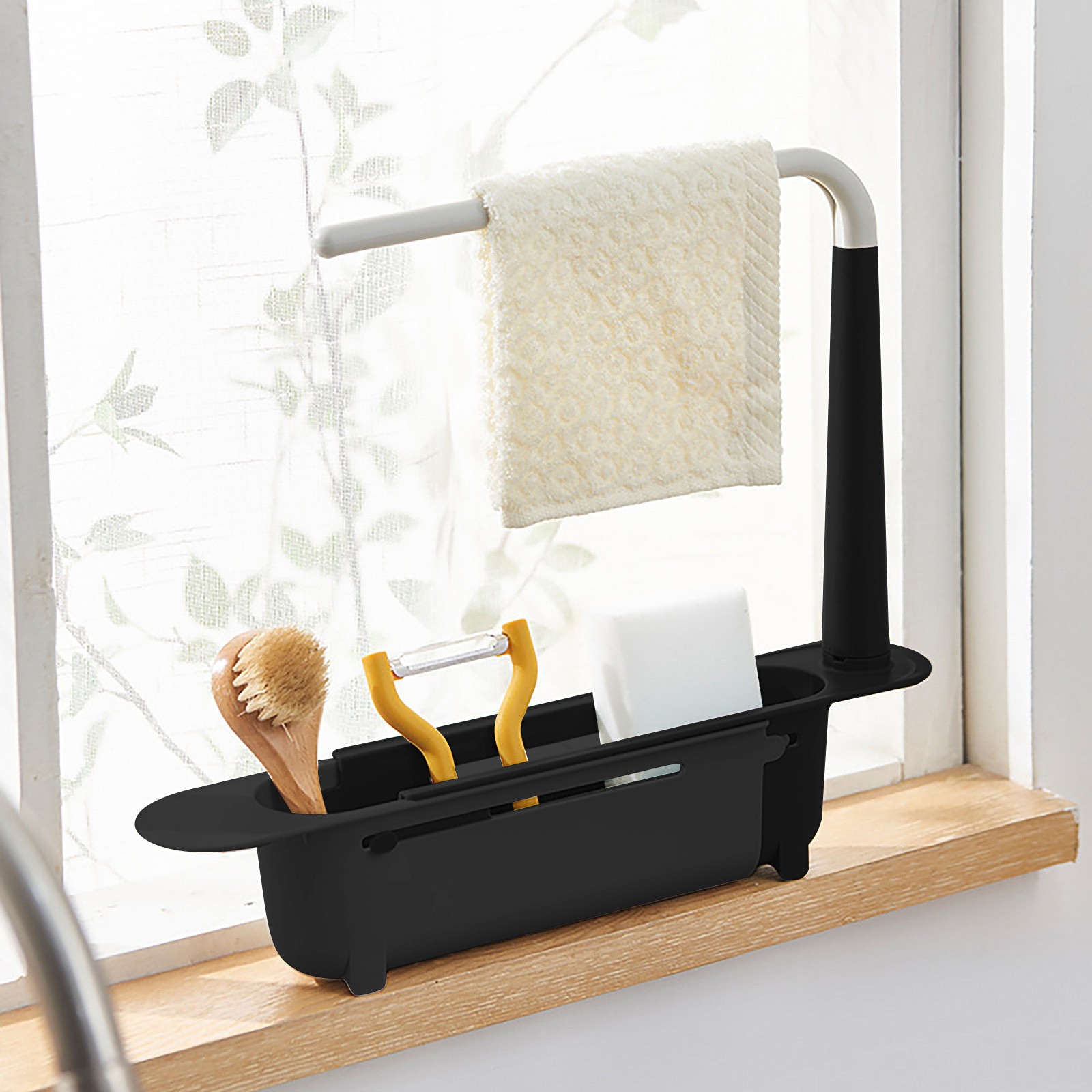 Kitchen Gadgets Must Have - Elescopic-estante escurridor para fregadero, organizador de