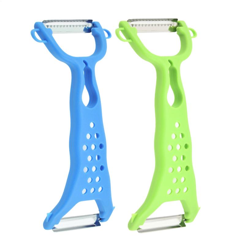Kitchen Gadgets Kids - Peladores de patatas de doble cabezal,