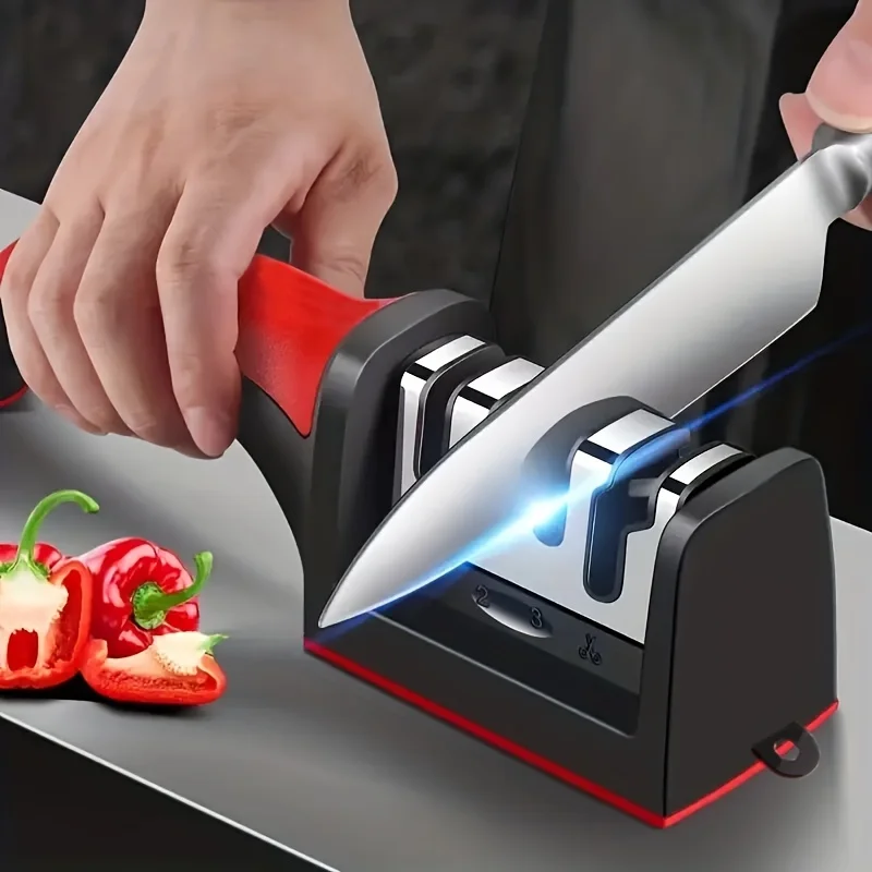 Kitchen Gadgets Useful - Afilador de Cuchillos y Tijeras de