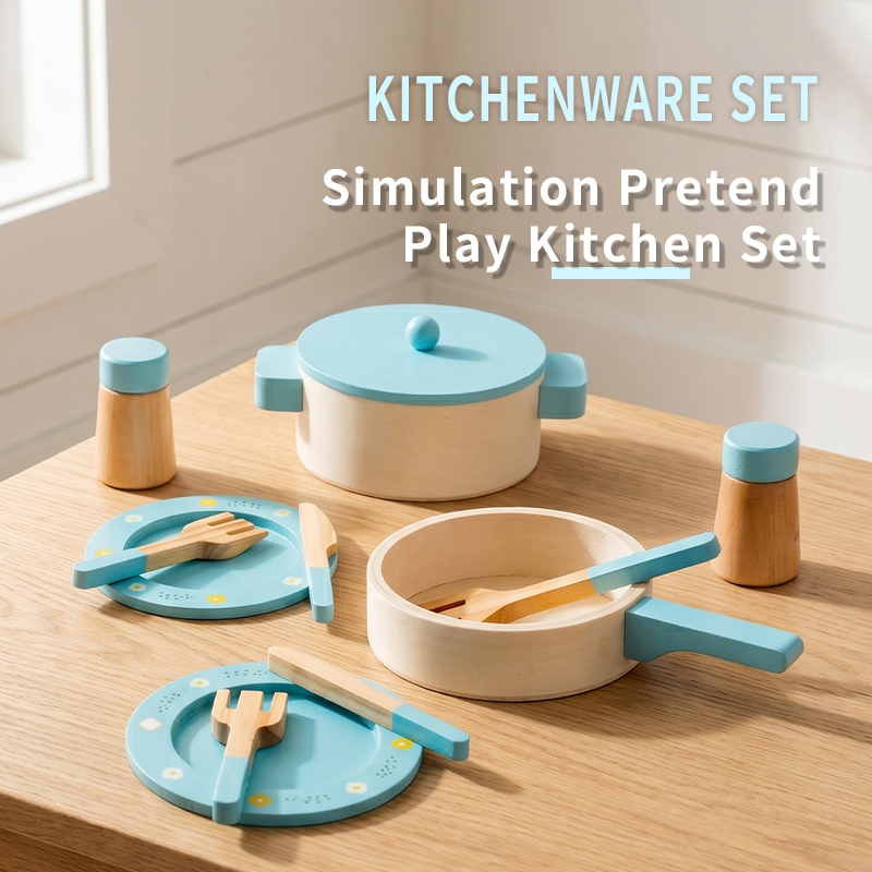Kitchen Gadgets Kids - Juego de Cocina de Madera para