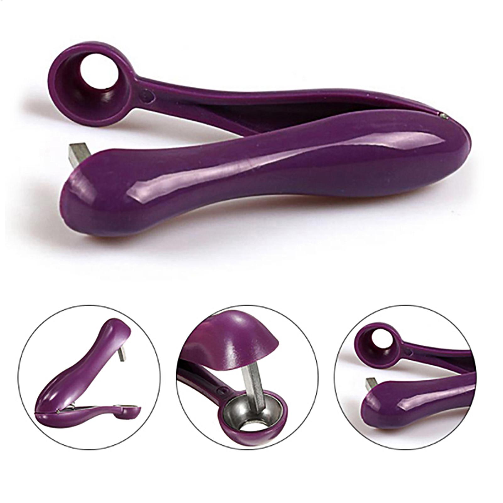 Kitchen Gadgets Usa - Descorazonador de cerezas portátil, herramienta para