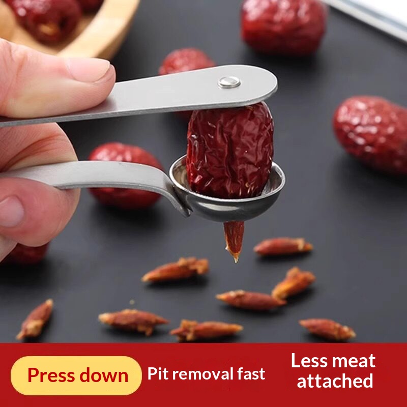 Kitchen Gadgets Usa - Descorazonador de Dátiles de Acero Inoxidable,