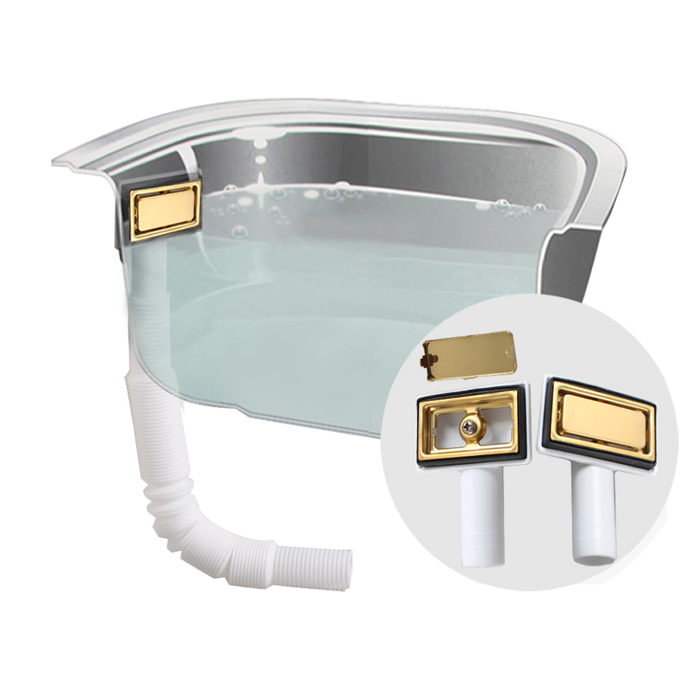 Kitchen Gadgets Gold - Talea-Cabezal de desbordamiento cuadrado lateral para