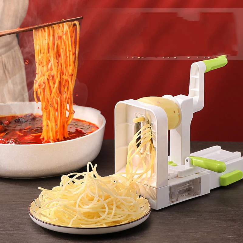 Spiralizer Vegetable Noodle - Espiralizador de Verduras de Acero Inoxidable,