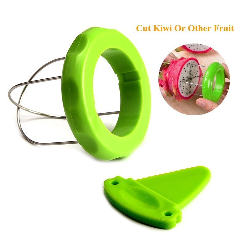 Kitchen Gadgets Green - Mini cortador de Kiwi para fruta,