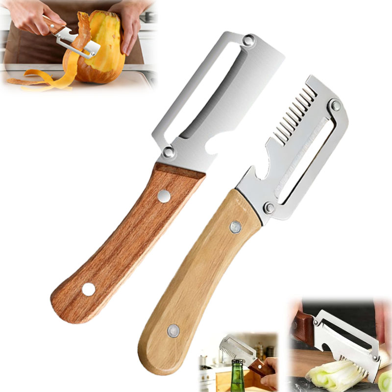 Kitchen Gadgets Green - Cortador de Verduras Multifuncional de Acero