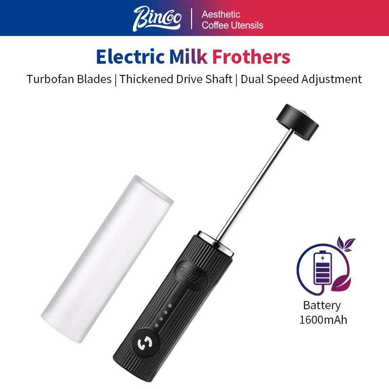 Kitchen Gadgets Must Have - BINCOO-espumador de café eléctrico, recargable por