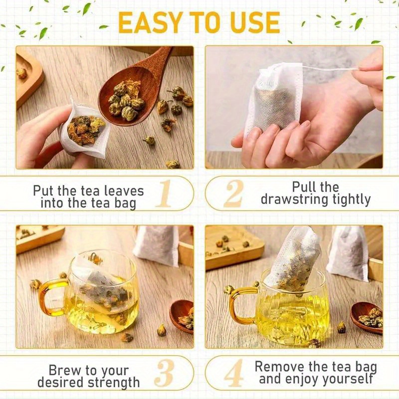 100 Uds bolsas de té desechabl - Kitchen Room Gadgets reseña y precio