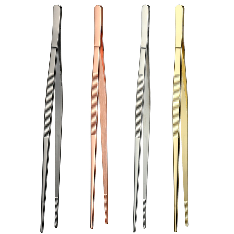 Pinzas de acero inoxidable par - Kitchen Gadgets Gold reseña y precio