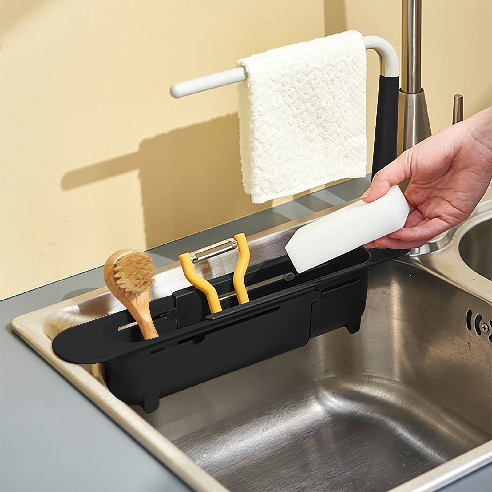Elescopic-estante escurridor p - Kitchen Gadgets Must Have reseña y precio