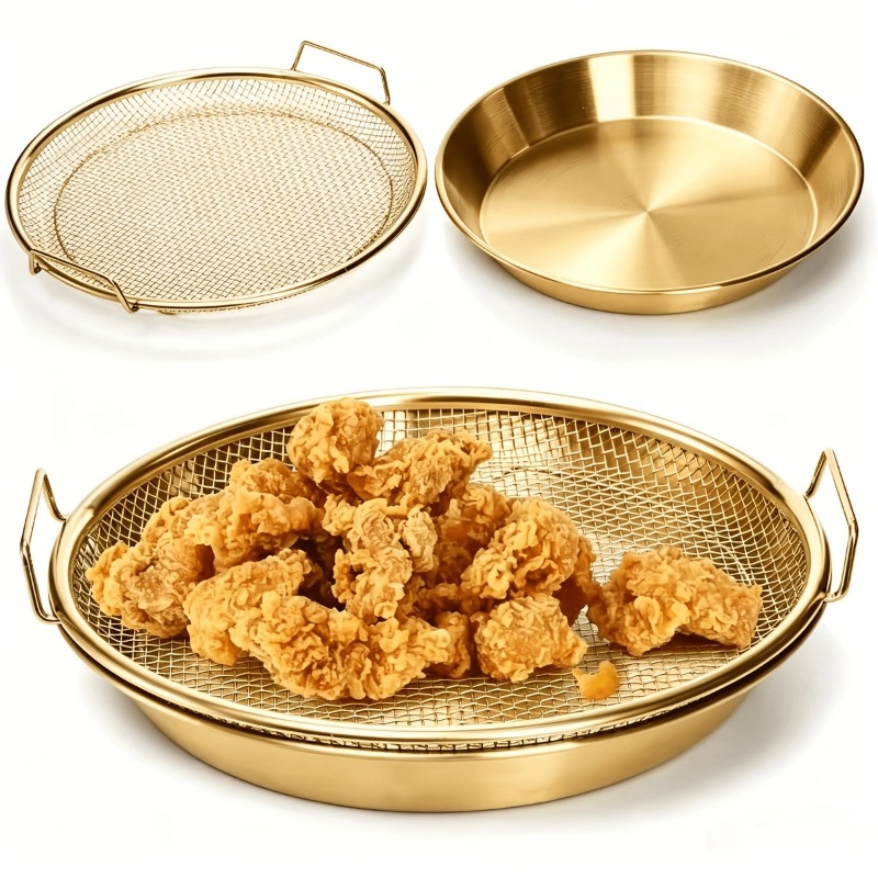 Rejilla de malla dorada de alt - Kitchen Gadgets Gold reseña y precio