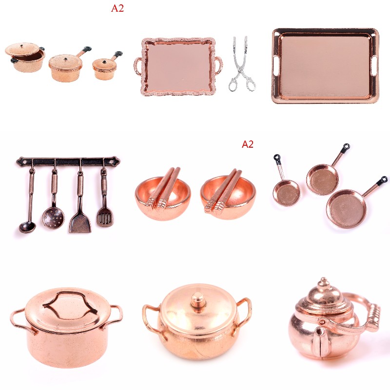 Casa de muñecas a escala 1:12, - Kitchen Gadgets Gold reseña y precio