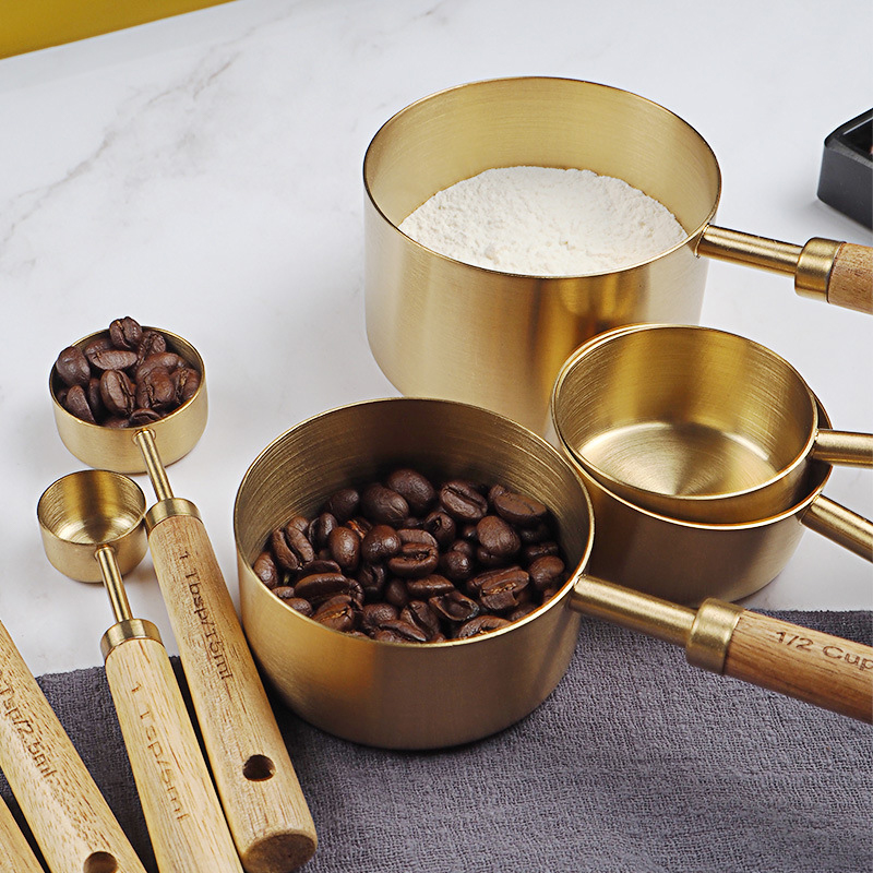 Tazas y cucharas medidoras dor - Kitchen Gadgets Gold reseña y precio