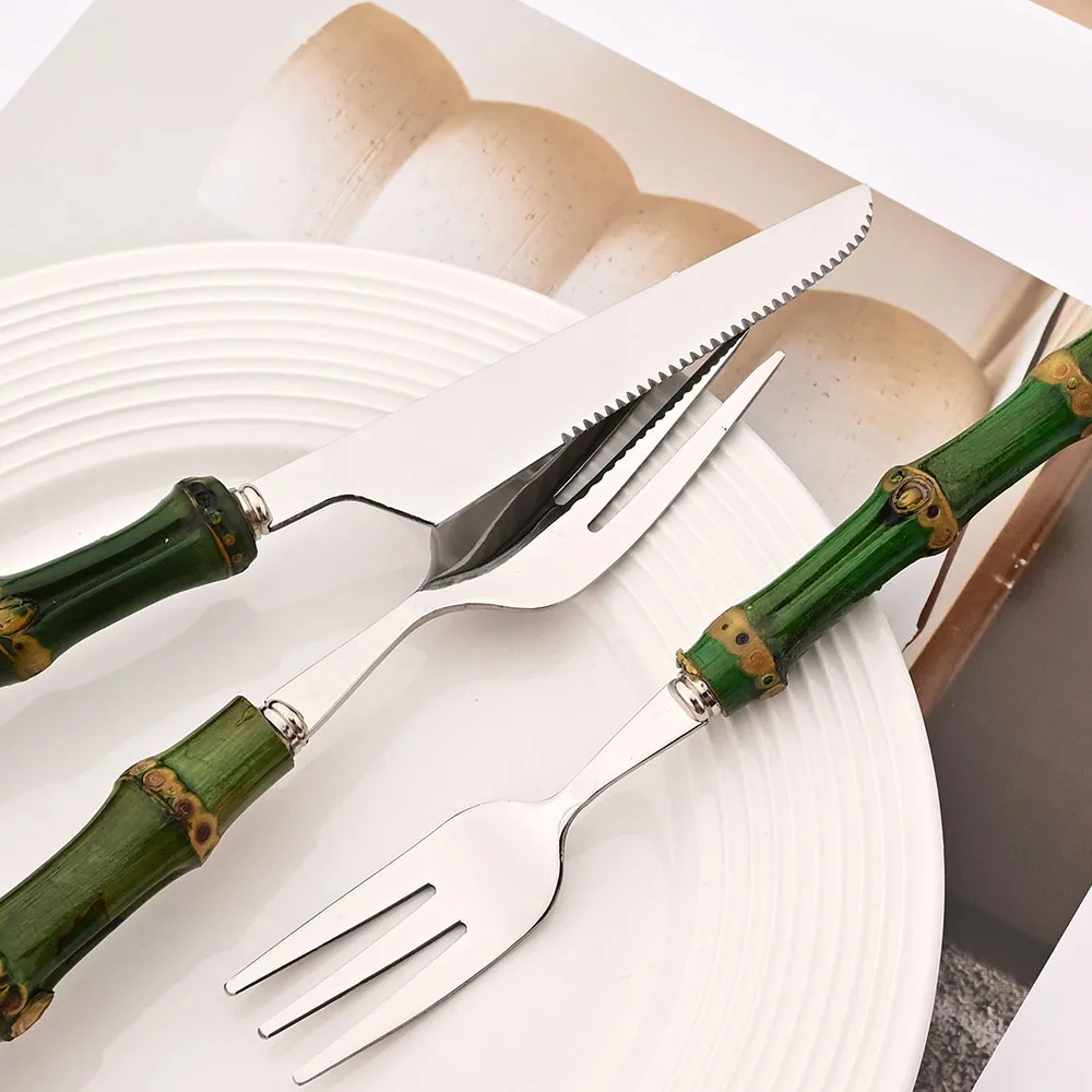 Juego de cubiertos de acero in - Kitchen Gadgets Green reseña y precio