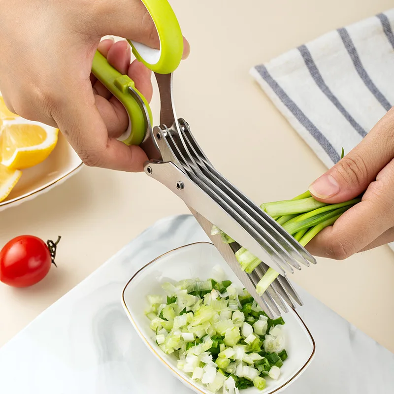 Tijeras multifuncionales de co - Kitchen Gadgets Green reseña y precio