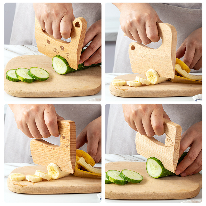 Cuchillo de madera para niños  - Kitchen Gadgets Kids reseña y precio
