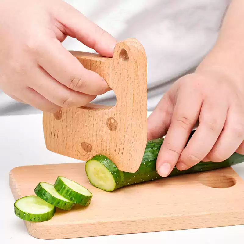 Cuchillo de madera para niños  - Kitchen Gadgets Kids reseña y precio