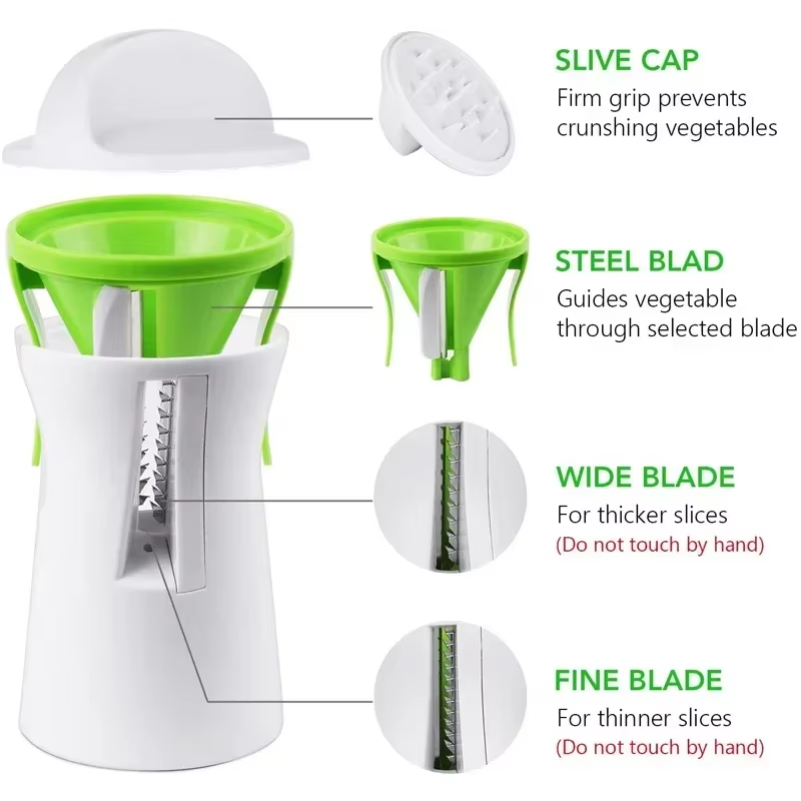 LMETJMA Cortador en Espiral de - Spiralizer Vegetable Noodle reseña y precio