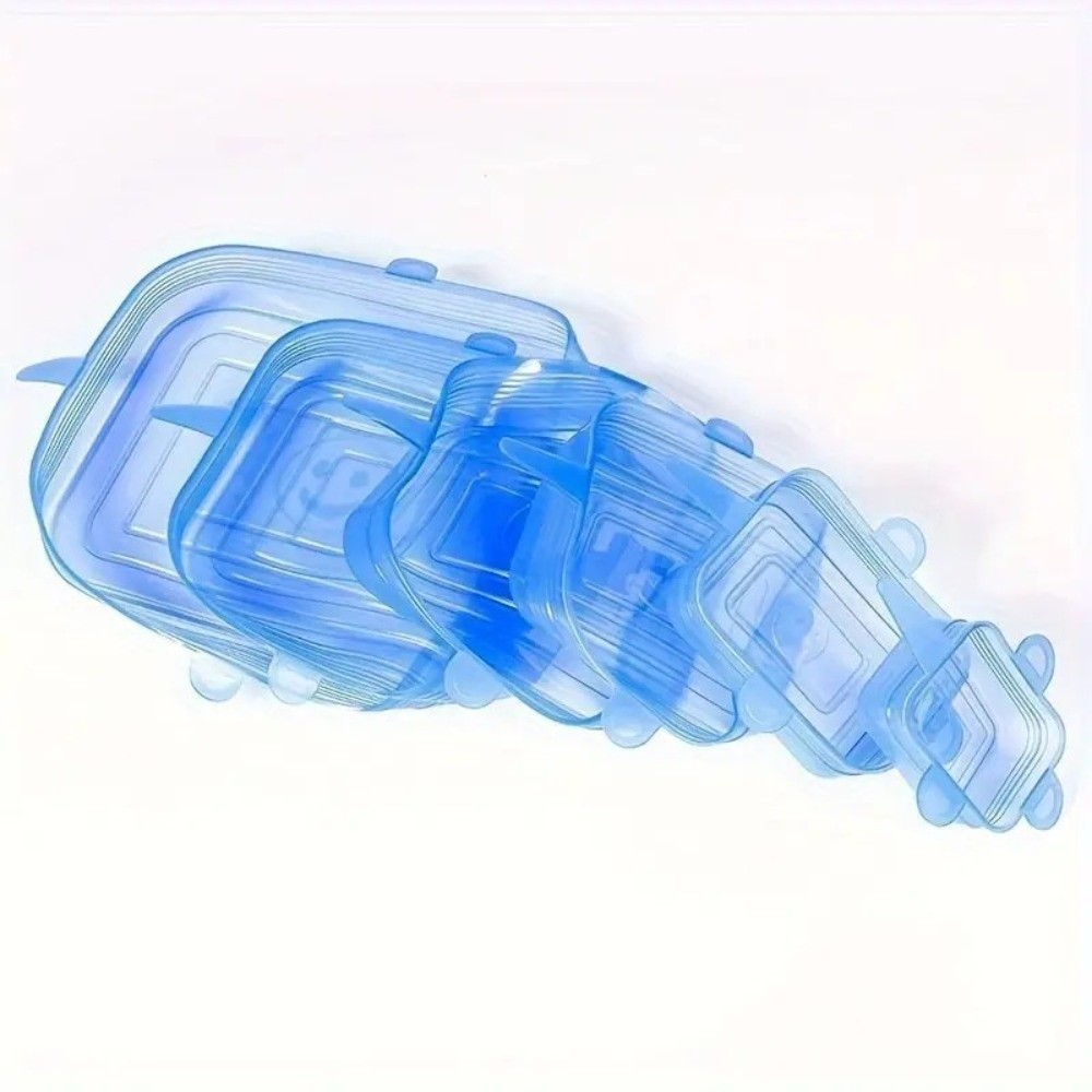6 tapas de silicona elásticas  - Kitchen Gadgets Useful reseña y precio