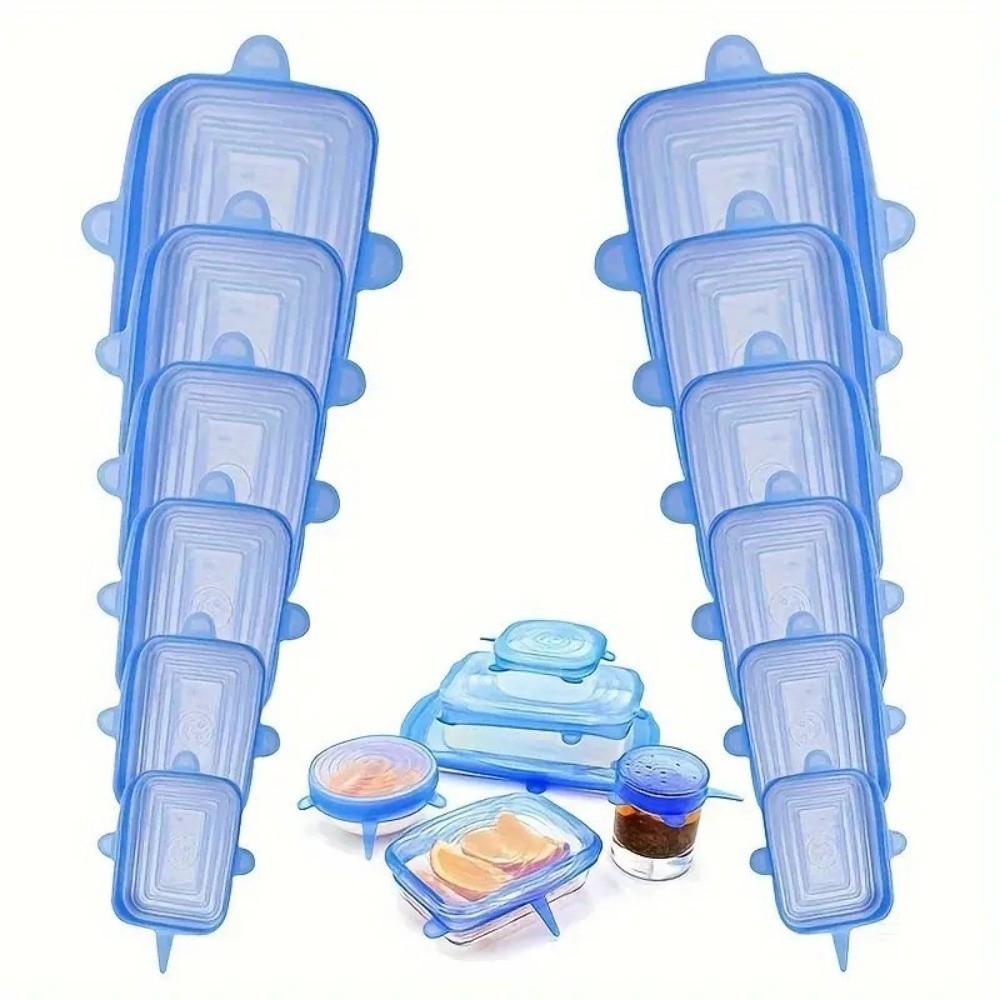 6 tapas de silicona elásticas  - Kitchen Gadgets Useful reseña y precio