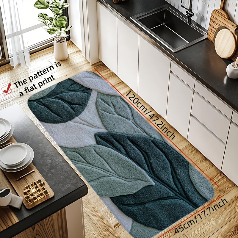 Alfombra de baño con estampado - Kitchen Gadgets Green reseña y precio