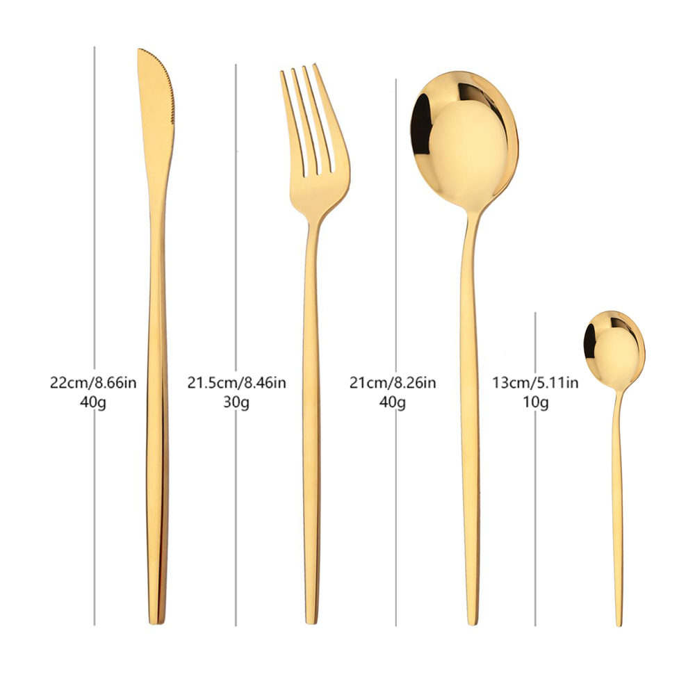 Vajilla de oro verde de 16 Uds - Kitchen Gadgets Green reseña y precio